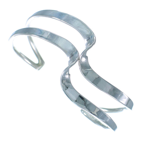 Navajo Indian Authentic Sterling Silver Cuff Bracelet SX112812